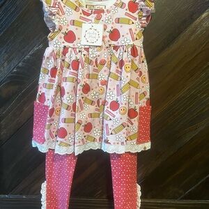 Girls’ Cheeky Plum Back to School Set